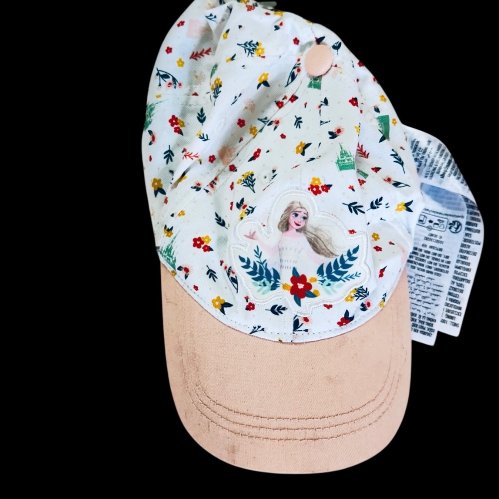 Disney Parks Elsa Frozen Youth Adjustable Hat Cap Infant NWT
